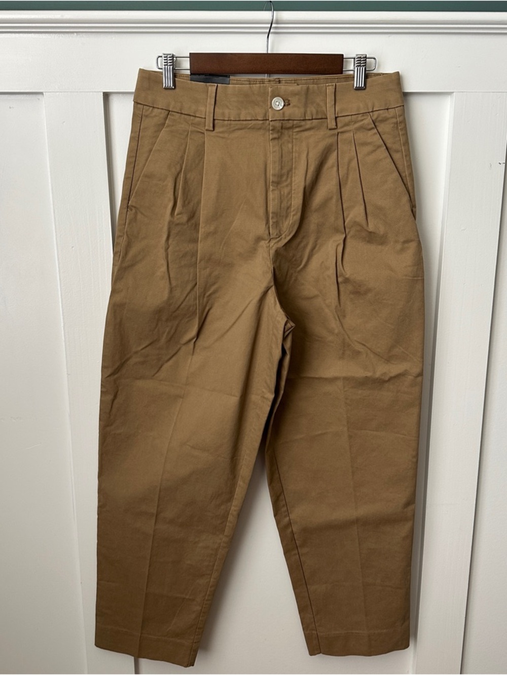 Banana Republic women’s Pleated Chinos in Tan